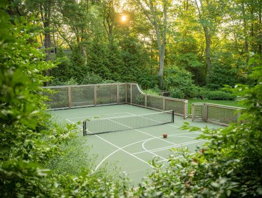 景观 Creations, Gregory Lombardi Design, Wellesley, Sport Court